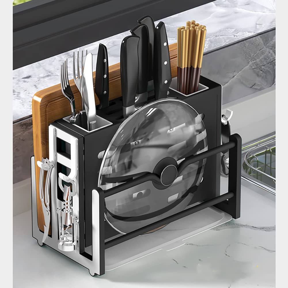 Amazon｜まな板スタンド 包丁立て 包丁スタンド 鍋蓋スタンド 箸立て